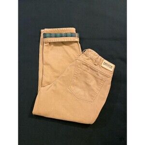 Deluth Flannel Lined Work Pants Men’s 38X30 Brown Khaki Y2K Vintage Chino
